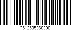 Código de barras (EAN, GTIN, SKU, ISBN): '7612635068398'