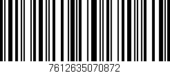 Código de barras (EAN, GTIN, SKU, ISBN): '7612635070872'