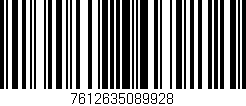 Código de barras (EAN, GTIN, SKU, ISBN): '7612635089928'