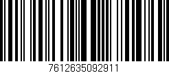 Código de barras (EAN, GTIN, SKU, ISBN): '7612635092911'