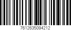 Código de barras (EAN, GTIN, SKU, ISBN): '7612635094212'