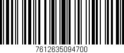 Código de barras (EAN, GTIN, SKU, ISBN): '7612635094700'