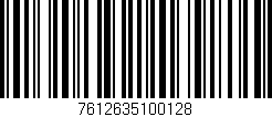 Código de barras (EAN, GTIN, SKU, ISBN): '7612635100128'