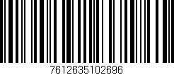 Código de barras (EAN, GTIN, SKU, ISBN): '7612635102696'