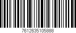 Código de barras (EAN, GTIN, SKU, ISBN): '7612635105888'