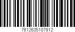 Código de barras (EAN, GTIN, SKU, ISBN): '7612635107912'