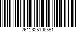 Código de barras (EAN, GTIN, SKU, ISBN): '7612635108551'