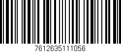 Código de barras (EAN, GTIN, SKU, ISBN): '7612635111056'