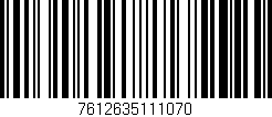 Código de barras (EAN, GTIN, SKU, ISBN): '7612635111070'