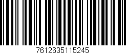 Código de barras (EAN, GTIN, SKU, ISBN): '7612635115245'