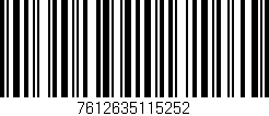 Código de barras (EAN, GTIN, SKU, ISBN): '7612635115252'