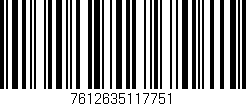 Código de barras (EAN, GTIN, SKU, ISBN): '7612635117751'