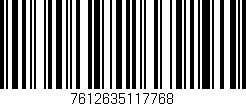 Código de barras (EAN, GTIN, SKU, ISBN): '7612635117768'