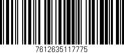 Código de barras (EAN, GTIN, SKU, ISBN): '7612635117775'