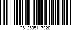 Código de barras (EAN, GTIN, SKU, ISBN): '7612635117928'