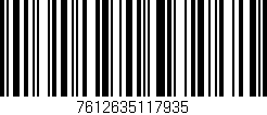 Código de barras (EAN, GTIN, SKU, ISBN): '7612635117935'