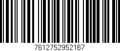 Código de barras (EAN, GTIN, SKU, ISBN): '7612752952167'
