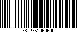 Código de barras (EAN, GTIN, SKU, ISBN): '7612752953508'