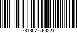 Código de barras (EAN, GTIN, SKU, ISBN): '7613077463321'