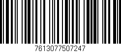 Código de barras (EAN, GTIN, SKU, ISBN): '7613077507247'