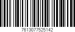 Código de barras (EAN, GTIN, SKU, ISBN): '7613077525142'