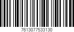 Código de barras (EAN, GTIN, SKU, ISBN): '7613077533130'