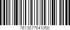 Código de barras (EAN, GTIN, SKU, ISBN): '7613077541050'