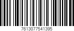 Código de barras (EAN, GTIN, SKU, ISBN): '7613077541395'