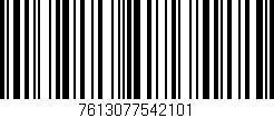 Código de barras (EAN, GTIN, SKU, ISBN): '7613077542101'