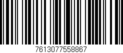 Código de barras (EAN, GTIN, SKU, ISBN): '7613077558867'