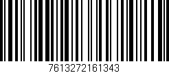 Código de barras (EAN, GTIN, SKU, ISBN): '7613272161343'