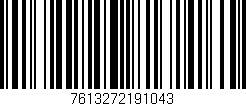 Código de barras (EAN, GTIN, SKU, ISBN): '7613272191043'