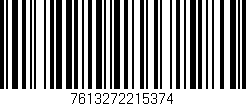 Código de barras (EAN, GTIN, SKU, ISBN): '7613272215374'