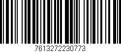 Código de barras (EAN, GTIN, SKU, ISBN): '7613272230773'