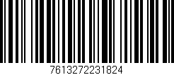 Código de barras (EAN, GTIN, SKU, ISBN): '7613272231824'