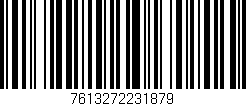 Código de barras (EAN, GTIN, SKU, ISBN): '7613272231879'