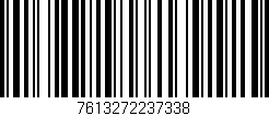 Código de barras (EAN, GTIN, SKU, ISBN): '7613272237338'