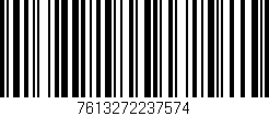 Código de barras (EAN, GTIN, SKU, ISBN): '7613272237574'