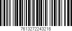 Código de barras (EAN, GTIN, SKU, ISBN): '7613272243216'