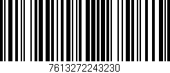 Código de barras (EAN, GTIN, SKU, ISBN): '7613272243230'