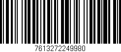 Código de barras (EAN, GTIN, SKU, ISBN): '7613272249980'