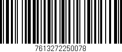 Código de barras (EAN, GTIN, SKU, ISBN): '7613272250078'