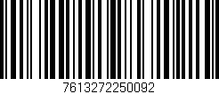 Código de barras (EAN, GTIN, SKU, ISBN): '7613272250092'