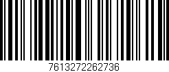 Código de barras (EAN, GTIN, SKU, ISBN): '7613272262736'