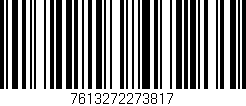 Código de barras (EAN, GTIN, SKU, ISBN): '7613272273817'