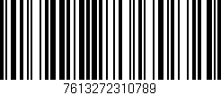 Código de barras (EAN, GTIN, SKU, ISBN): '7613272310789'