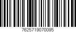 Código de barras (EAN, GTIN, SKU, ISBN): '7625719070095'