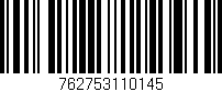 Código de barras (EAN, GTIN, SKU, ISBN): '762753110145'