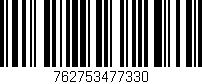 Código de barras (EAN, GTIN, SKU, ISBN): '762753477330'