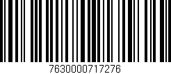 Código de barras (EAN, GTIN, SKU, ISBN): '7630000717276'